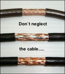 Aerial cable is very important, don’t neglect it....