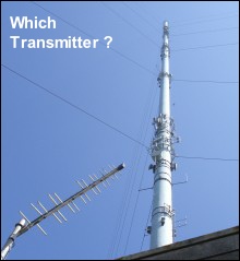 Which TV transmitter should I use ?