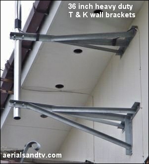 36 inch T & K wall brackets 301W 332H L5