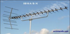 ATV's choice of TV aerials - the XB16 502W L10 21kB