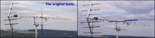 Aerial positioning - Yagi18A with opposite and same polarity pole 501W L5 22kB