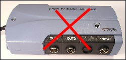 Amplifiers do NOT compensate for a low gain aerial or a poor signal 250W 12kB