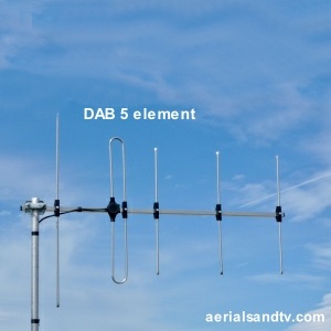 DAB 5 Element Aerial