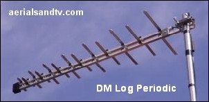 DM Log Periodic TV aerial 300W L5