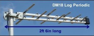 DM18 Log TV aerial 300W L10