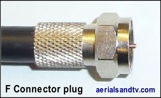 F connector wide nut 200H L5