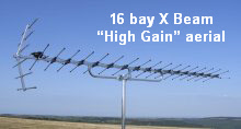 High Gain XB16 aerial 220W L5