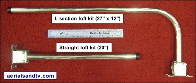 Loft kits - L section and straight - with a ruler, 267H L5