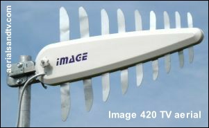 Log Periodic Image TV aerial  300W L5 7kB