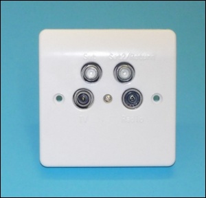 Quad wall plate 300W L5