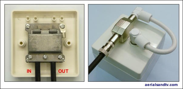 How to correctly wire up a wall plate which had two cables running to it 604W L5
