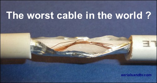 Worst coax cable fly lead in the world 500W L5