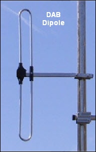 DAB dipole aerial 302H L5