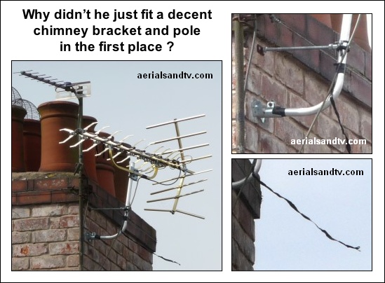 Defending the indefensible aerial chimney installation 549W L5