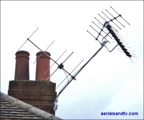 Spondon cowboy TV and DAB aerial pole 500W L5