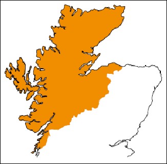 TNT carrier surcharge map for NW Scotland 320H L10 24kB TNT carrier surcharge map for NW Scotland 320H L10 24kB