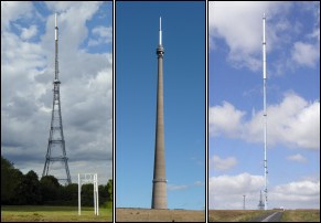 Transmitters Crystal Palace Emley Moor and Winter Hill 291W L5