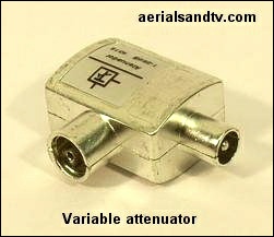 Variable attenuator CoAX 1dB to 25dB 251W L25 6kB