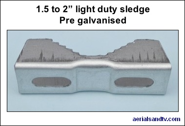 1.5 to 2 inch light duty sledge plain 258H L5