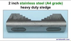 2 inch stainless steel sledge plain 300H L5