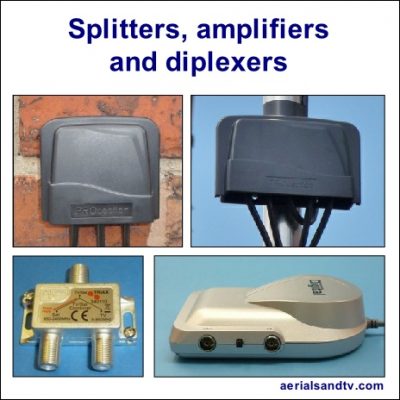 ATV's splitters amplifiers and diplexers 464W L5