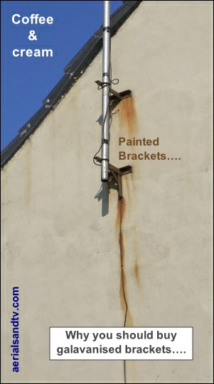 Coffee and cream - or why you should use hot dip galvanised brackets text 301W L10 24kB