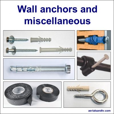 Wall anchors and miscellaneous shop 619Sq L5