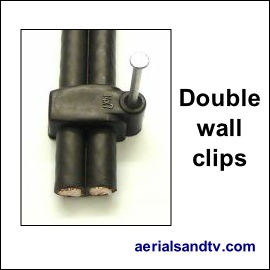 Cable clips for double Twinsat cable 270Sq L5