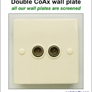 CoAx double wall plate screened 400W L5