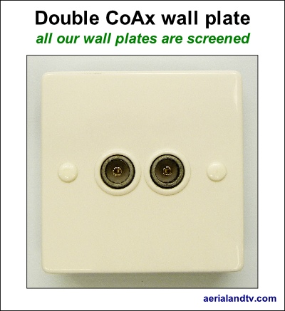 CoAx double wall plate screened 400W L5