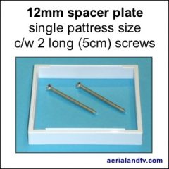 Spacer plate 12mm for single pattress 310Sq L5