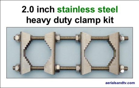 Stainless steel 2 inch heavy duty clamp kit 500W L5