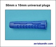 Universal wall plug 50mm x 10mm 300H L5