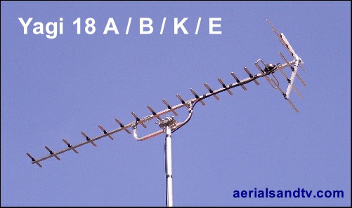 ATV's choice of TV aerial - the Yagi18 - a great aerial 501W L10