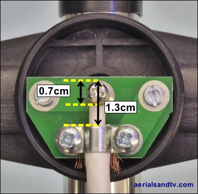 Wiring up an aerial without a dipole PCB