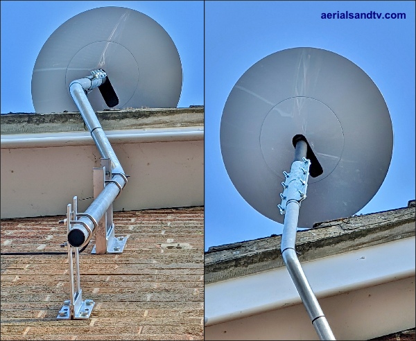 Starlink install on cranked pole  600W L5