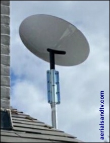 Starlink installed with pole coupler 218W L5 Starlink installed with pole coupler 218W L5