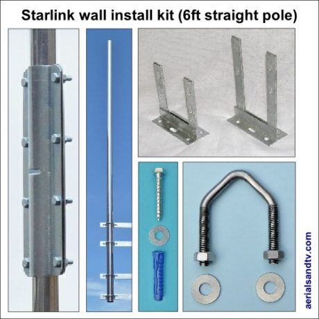 Starlink pole install kit straight pole 500Sq L5