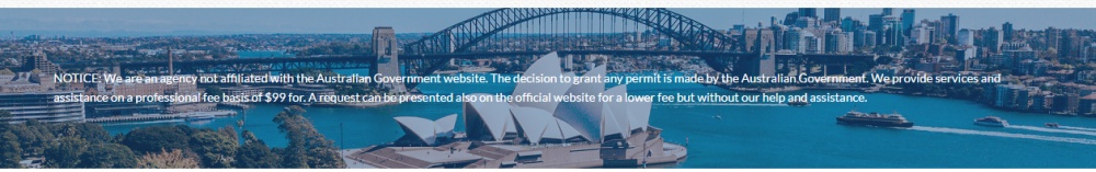 Australin tourist visas are free 800W