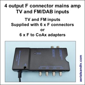 Mast amplifiers - Filtering and amplification - TV DISTRIBUTION