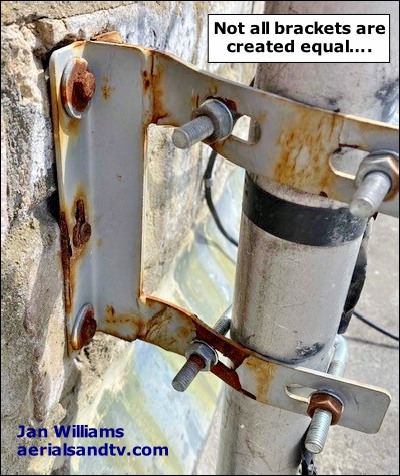 Varying quality of wall brackets 400W Varying quality of wall brackets 400W