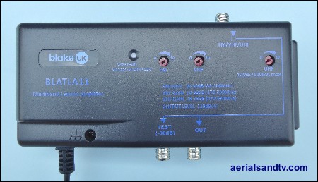 High gain launch power amplifier High gain launch power amplifier
