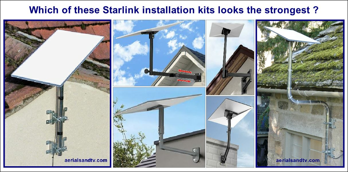 Which of these Starlink installations looks the strongest ? Which of these Starlink installations looks the strongest ?