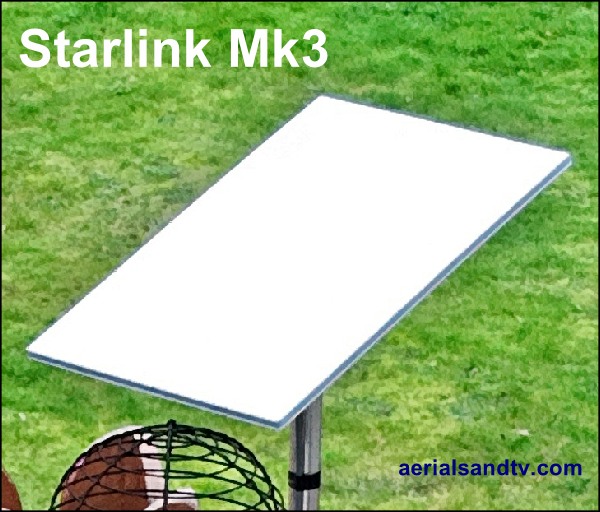 Starlink Mk3 (generation 3) dish 600W