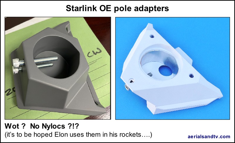 Starlink OE pole adapters 800W