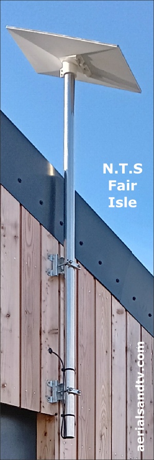 Starlink install Fair Isle airfield 300W